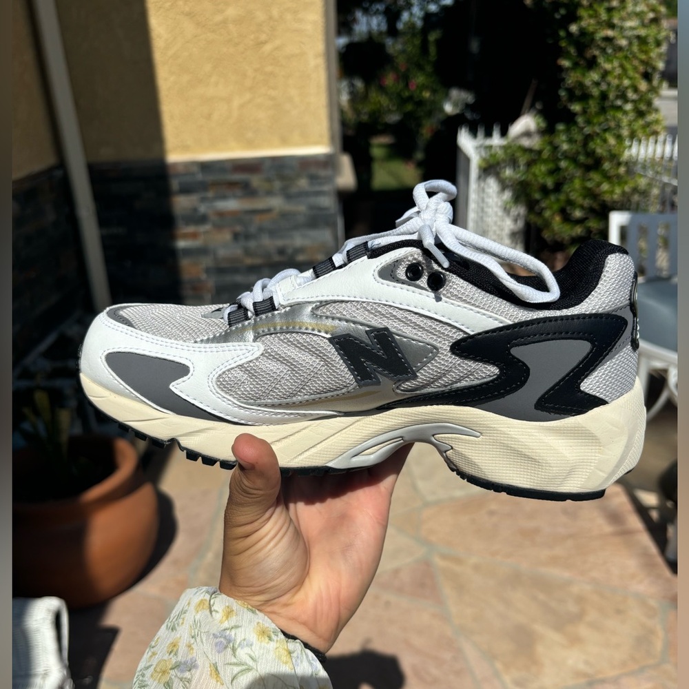 New Balance Gray and Black Athletic Shoes